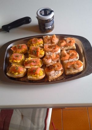 Foto di Tartine al salmone