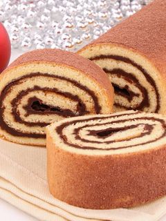 صورة لوصفة طريقة عمل سويسرول بالشوكولا