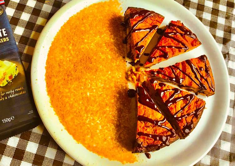 Red Lentils and dates brownie Cake