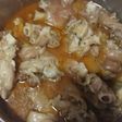 Manitas cerdo en salsa