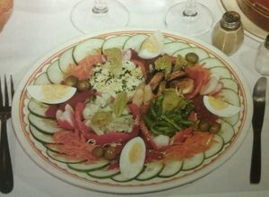 Una foto de Ensalada vegetariana