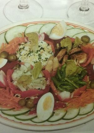 Una foto de Ensalada vegetariana