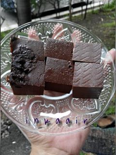 Foto resep Puding Brownis Simple