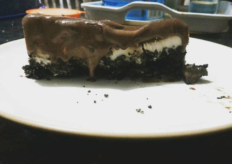 nuttela cheesecake (no baked)