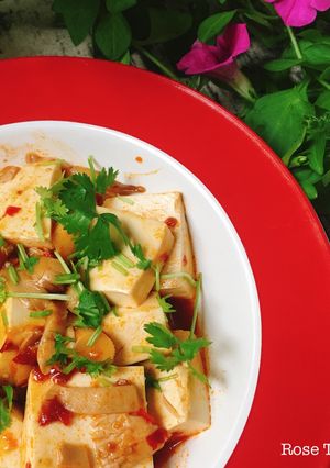Hình của món Đậu Hủ Non Nấu Cay.