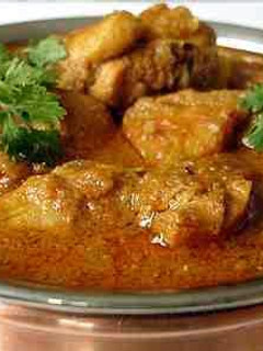 A picture of THE best chicken curry.
