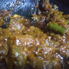 A picture of बैंगन का भरता.