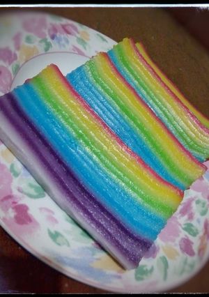 Foto resep Lapis Beras Rainbow