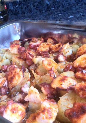 Una foto de Pulpo a la gallega rápido