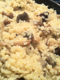 Una foto de Risotto de setas sin queso