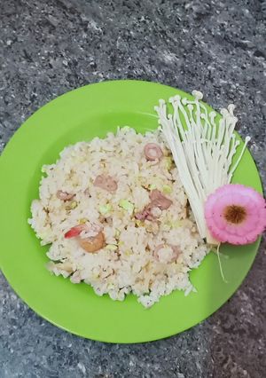 Foto resep Nasgor seafood ala saiya😁