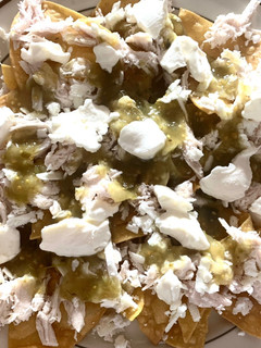 Una foto de Chilaquiles mexicanos (verdes)