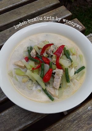 Foto resep Lodeh bumbu iris