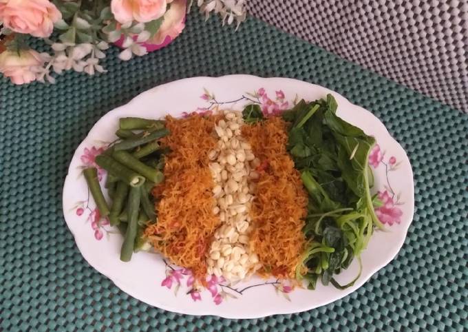 Cara Memasak 393.Urap Bumbu Sangrai Kekinian