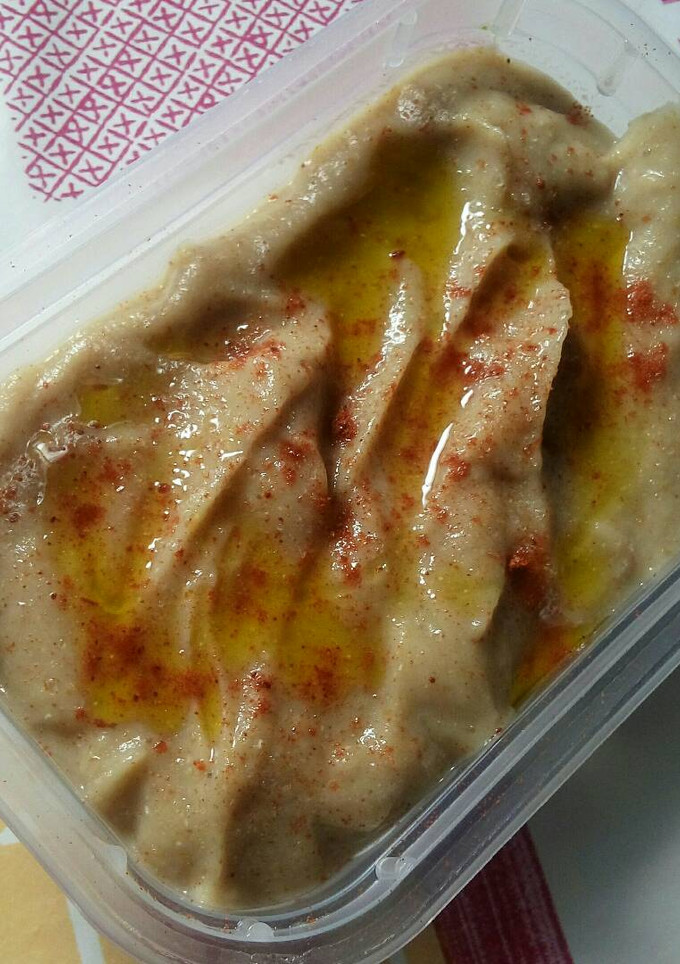 Una foto de Mutabal o Baba ganoush