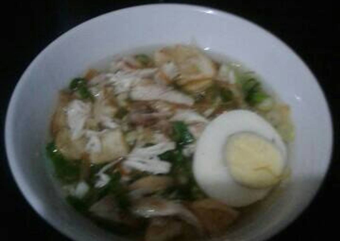 Soto ayam bening