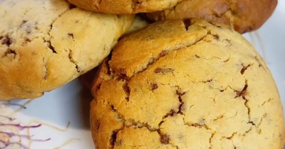 Soft cookies με φυστικοβούτυρο & σοκολάτα 🍪-image