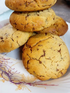 Φωτογραφία της συνταγής Soft cookies με φυστικοβούτυρο & σοκολάτα 🍪