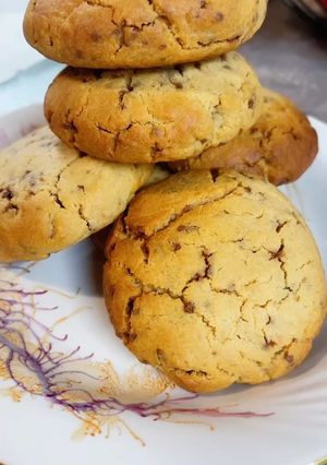 Φωτογραφία της συνταγής Soft cookies με φυστικοβούτυρο & σοκολάτα 🍪