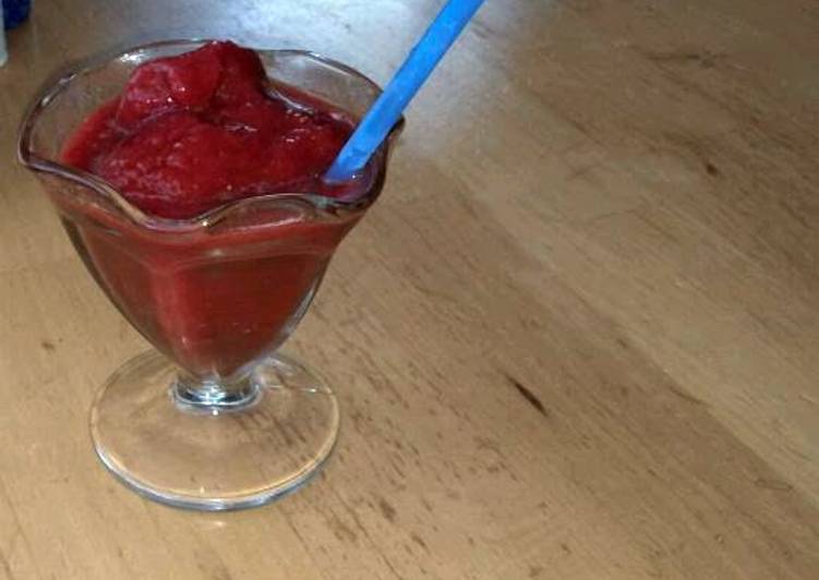 Simple Way to Make Ultimate Frozen Fruit Granita