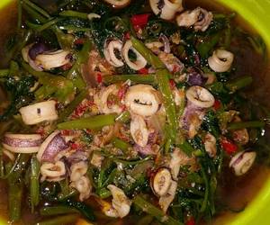 Ini Caranya Tumis kangkung seafood Saus Tiram Praktis Enak Ini Caranya Tumis kangkung seafood Saus Tiram Praktis Enak