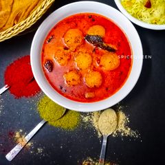 Kashmiri Dum Aloo A picture of Kashmiri Dum Aloo.