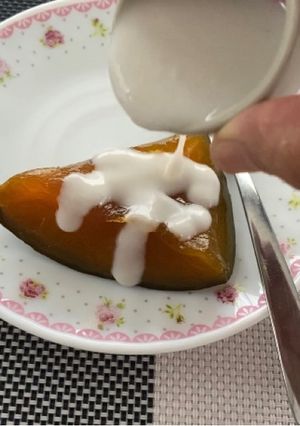 A picture of Pumpkin In Syrup (Thai Dessert).