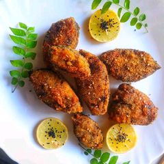 A picture of Malwan tadka : Surmai fry.