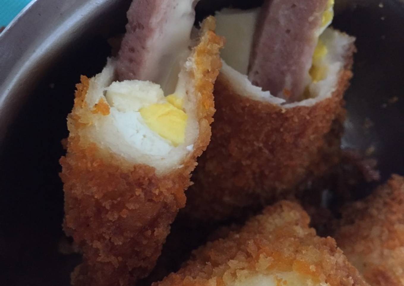 Risoles keju ham sederhana