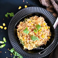 Sweet Corn Egg Fried Rice A picture of Sweet Corn Egg Fried Rice.