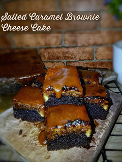 Foto resep Saltes Caramel Brownie Cheese Cake