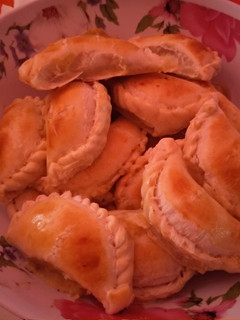 Una foto de Empanadas de choclo, cebolla y huevo