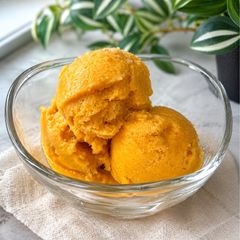 A picture of Mango sorbet.