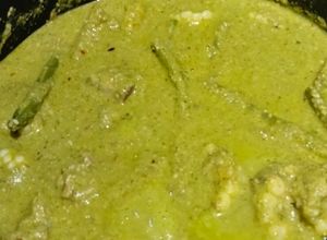 Una foto de Mole verde como el de mi mamá 😃