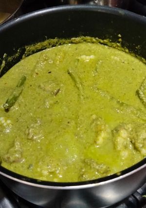 Una foto de Mole verde como el de mi mamá 😃