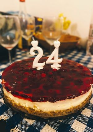 Egyszerű málnás sajttorta recept fotója