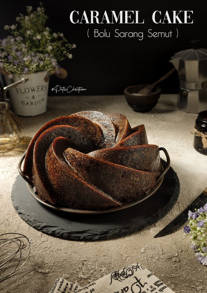 Foto resep Caramel Cake (Bolu Sarang Semut)