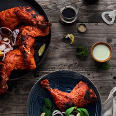 A picture of Tandoori chicken.