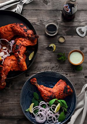 A picture of Tandoori chicken.