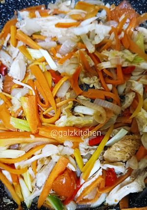 Foto resep Orak Arik Wortel Ayam