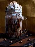 Chikoo Chocolate Shake