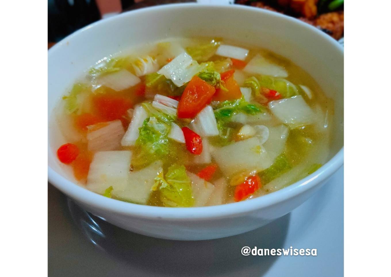Chinese Cabbage Soup (Siur Soy Putti)