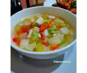 Resep Baru Napa Cabbage Soup (Sayur Sawi Putih) Gurih Mantul