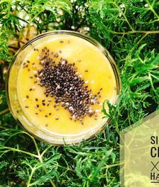 smoothie chuối hạt chia