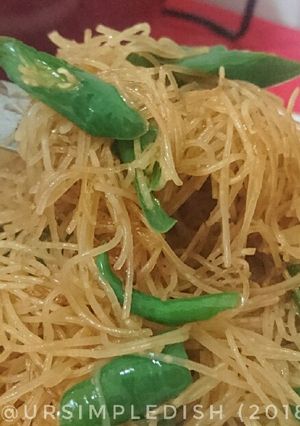 Foto resep Bihun Goreng Cabe Hijau
