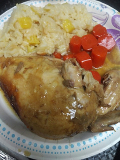 A picture of Whole Buttery Bourbon Chicken.