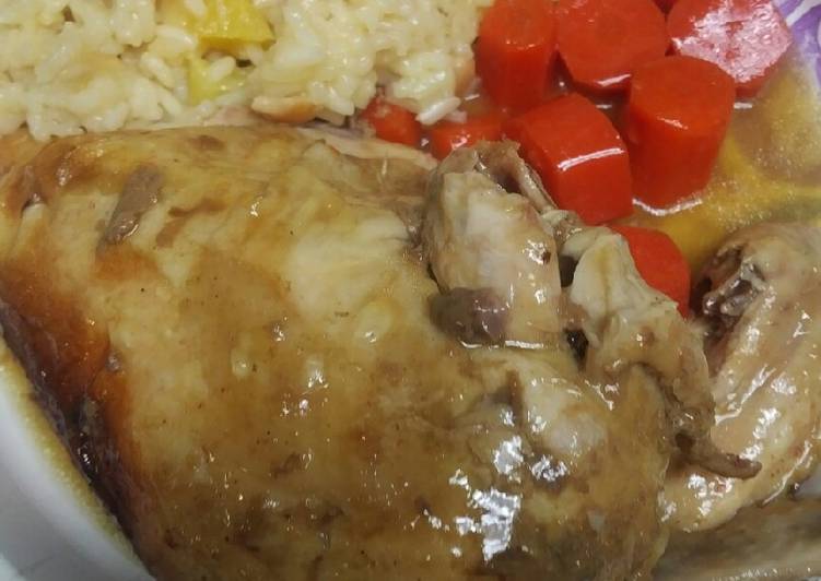 Simple Way to Make Homemade Whole Buttery Bourbon Chicken