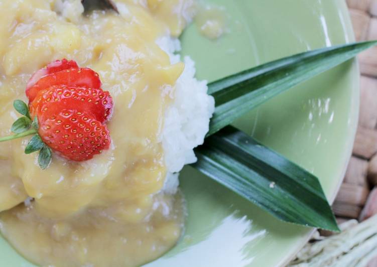 Cara masak pulut durian
