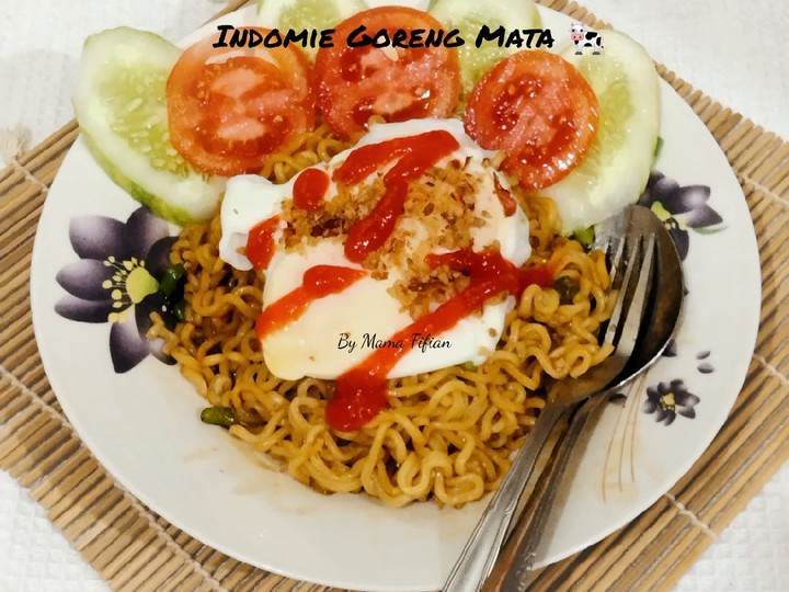 Yuk intip, Resep praktis membuat Indomie Goreng Mata Sapi 🐄  enak