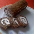 bolu gulung cokelat lembut dan enak